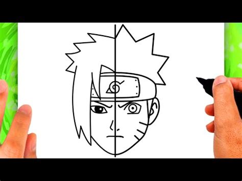 dessin de naruto et sasuke facile|Comment dessiner Sasuke Uchiha facilement